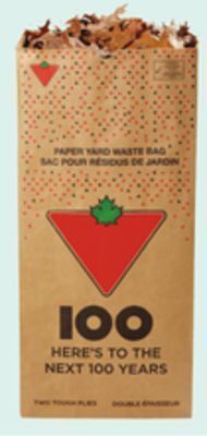 Canadian Tire Yard waste 2-ply paper bags, 20-pack offer