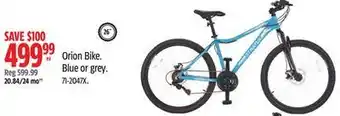Canadian Tire Stratus 26˝ orion bike offer