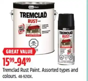 Canadian Tire Tremclad tremclad rust paint offer