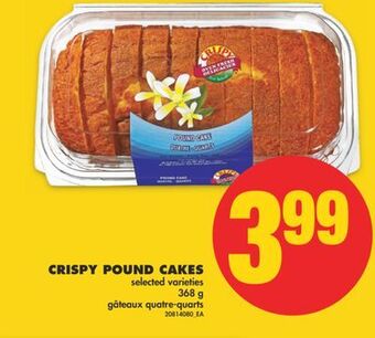 No Frills Crispy pound cakes, 368 g offer