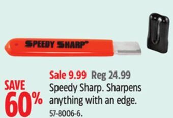 Canadian Tire Speedy sharp sharpens anything with an edge offer