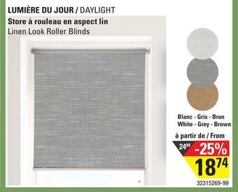 Sushi Shop Linen look roller blinds offer