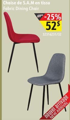 Sushi Shop Fabric dining chair offer