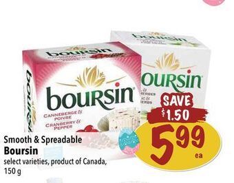 Farm Boy Smooth & spreadable boursin offer