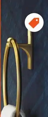 Home Depot Gluckstein elements felix 3 piece bath hardware kit in brushed brass offer