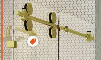 Home Depot Pfister rhen 1-handle shower only trim in brushed gold offer