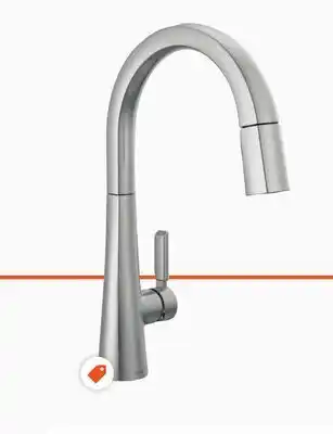 Home Depot Delta banting single handle pull-down kitchen faucet in chrome offer