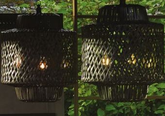 Home Depot Hampton bay battery operated led gazebo hanging lamp offer