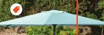 Home Depot Stylewell 7.5 ft. market patio umbrella double sided offer