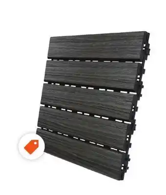Home Depot ​aura 12 in x 12 in. deck and balcony tile - driftwood offer