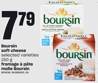 Valu-mart Fromage à pâte molle boursin, 150 g offer