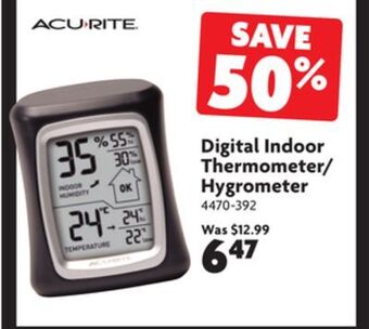 Home Hardware Digital indoor thermometer/ hygrometer offer