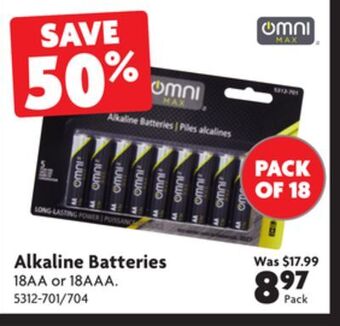 Home Hardware Alkaline batteries offer