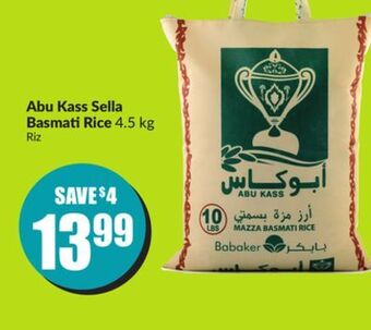 FreshCo Abu kass sella basmati rice 4.5 kg offer
