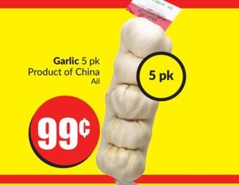 FreshCo Garlic 5 pk product of china offer