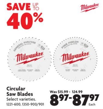 Home Hardware Circular saw blades offer