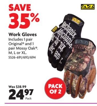 Home Hardware Work gloves offer