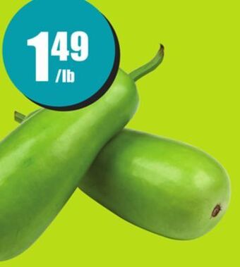 FreshCo Long squash product of dominican 3.28/kg offer