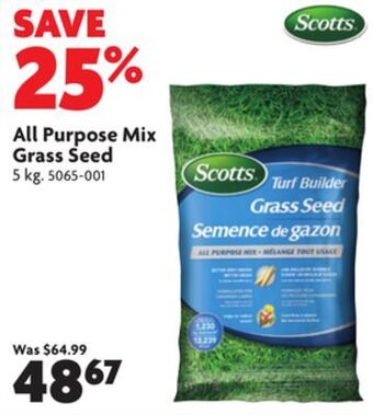 Home Hardware All purpose mix grass seed offer