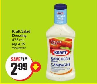 FreshCo Kraft salad dressing 475 ml offer