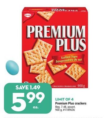 Giant Tiger Christie premium plus crackers offer