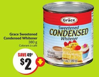 FreshCo Grace sweetened condensed whitener 380 g offer