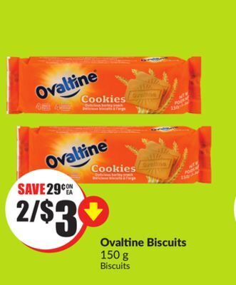 FreshCo Ovaltine biscuits 150 g offer