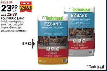 RONA Ezsand techniseal polymeric sand offer
