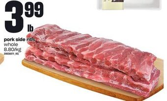 Zehrs Markets Pork side ribs offer