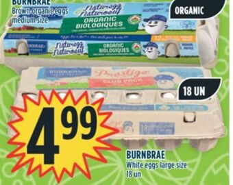Marché Adonis Burnbrae brown organic eggs offer