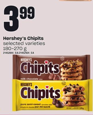 Zehrs Markets Hershey's chipits, 180-270 g offer