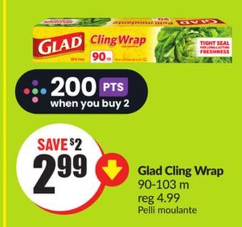 Chalo FreshCo Glad cling wrap 90-103 m offer