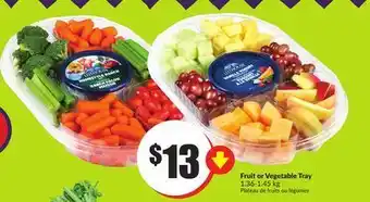 Chalo FreshCo Fruit or vegetable tray 1.36-1.45 kg offer