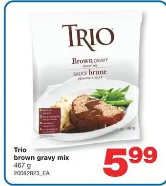 Wholesale Club Trio brown gravy mix, 467 g offer