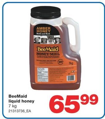 Wholesale Club Beemaid liquid honey, 7 kg offer