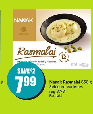 Chalo FreshCo Nanak rasmalai 850 g selected varieties offer