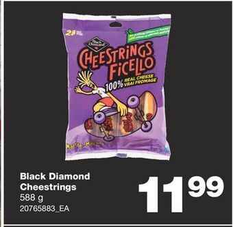 Wholesale Club Black diamond cheestrings, 588 g offer