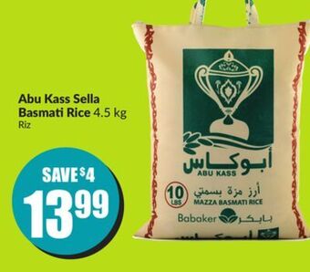Chalo FreshCo Abu kass sella basmati rice 4.5 kg offer