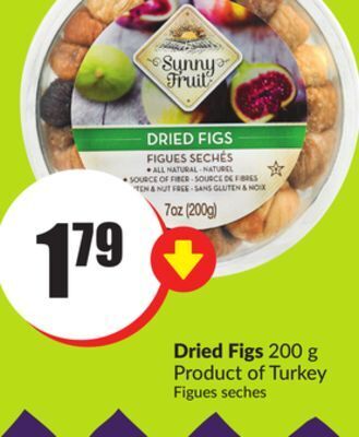 Chalo FreshCo Dried figs 200 g product of turkey offer