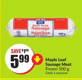 Chalo FreshCo Maple leaf sausage meat frozen 500 g offer