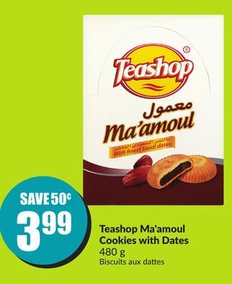 Chalo FreshCo Teashop ma'amoul cookies with dates 480 g offer