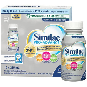 Walmart Similac pro-advance step 1 or 2 ready-to-feed bottles offer