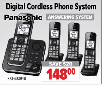 2001 Audio Video Panasonic digital cordless phone system offer