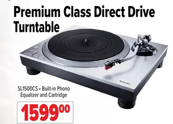 2001 Audio Video Premium class direct drive turntable offer