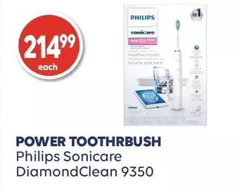 Wellwise by Shoppers Philips sonicare diamondclean 9350 power toothbrush offer