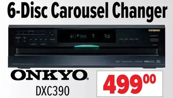 2001 Audio Video Onkyo 6-disc carousel changer offer