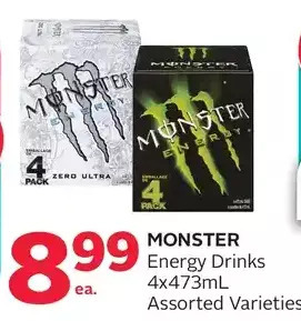Rexall Monster energy drinks offer