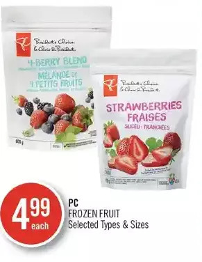 Shoppers Drug Mart Pc frozen fruit offer