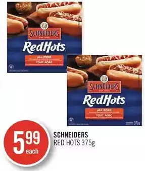 Shoppers Drug Mart Schneiders red hots offer