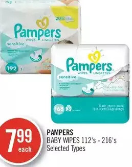 Shoppers Drug Mart Pampers baby wipes offer
